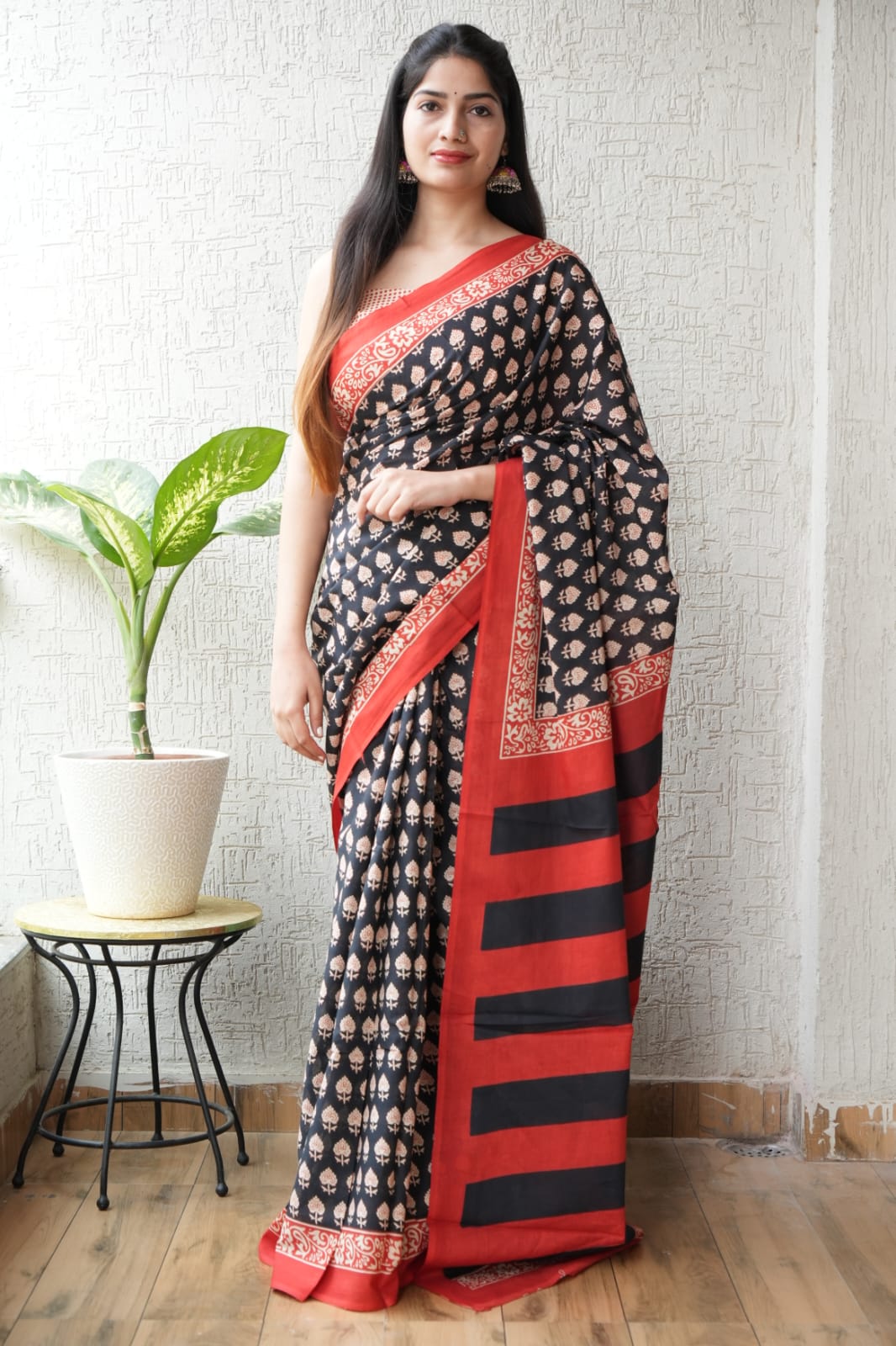 Jaipur Cotton Mulmul Saree (CMS112)