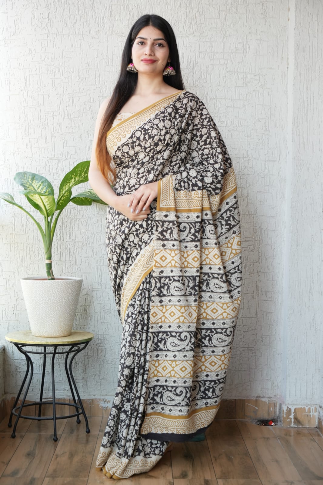 Jaipur Cotton Mulmul Saree (CMS67)