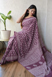 Jaipur Cotton Mulmul Saree (CMS120)