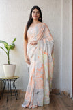 Jaipur Cotton Mulmul Saree (CMS121)