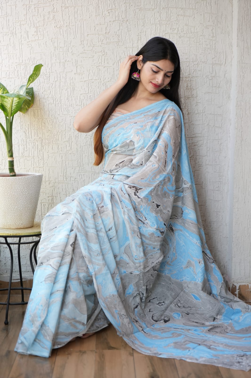 Jaipur Cotton Mulmul Saree (CMS122)