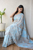 Jaipur Cotton Mulmul Saree (CMS122)