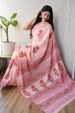 Jaipur Cotton Mulmul Saree (CMS124)