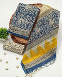 HAND BLOCK PRINTED KOTA DORIYA SUIT WITH KOTA DORIYA DUPPATA (FKS81)