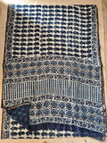 Bagru Hand Block Printed Chanderi Silk Saree with Blouse (CSS99)