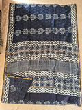 Bagru Hand Block Printed Chanderi Silk Saree with Blouse (CSS107)