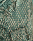 HAND BLOCK PRINTED COTTON 3-PIS SUIT WITH MULMUL DUPPATA (CMS20)
