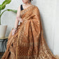 Bagru Hand Block Printed Chanderi Silk Saree with Blouse (CSS103)