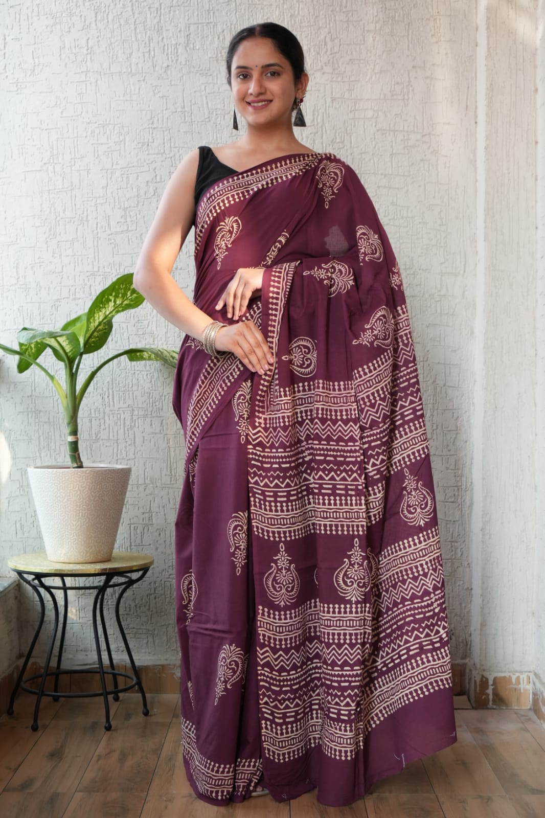 Jaipur Cotton Mulmul Saree (CMS147)