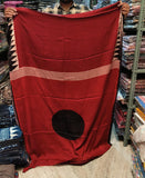 HAND BLOCK PRINTED AJRAKH MODAL SILK SAREE (CIG58)