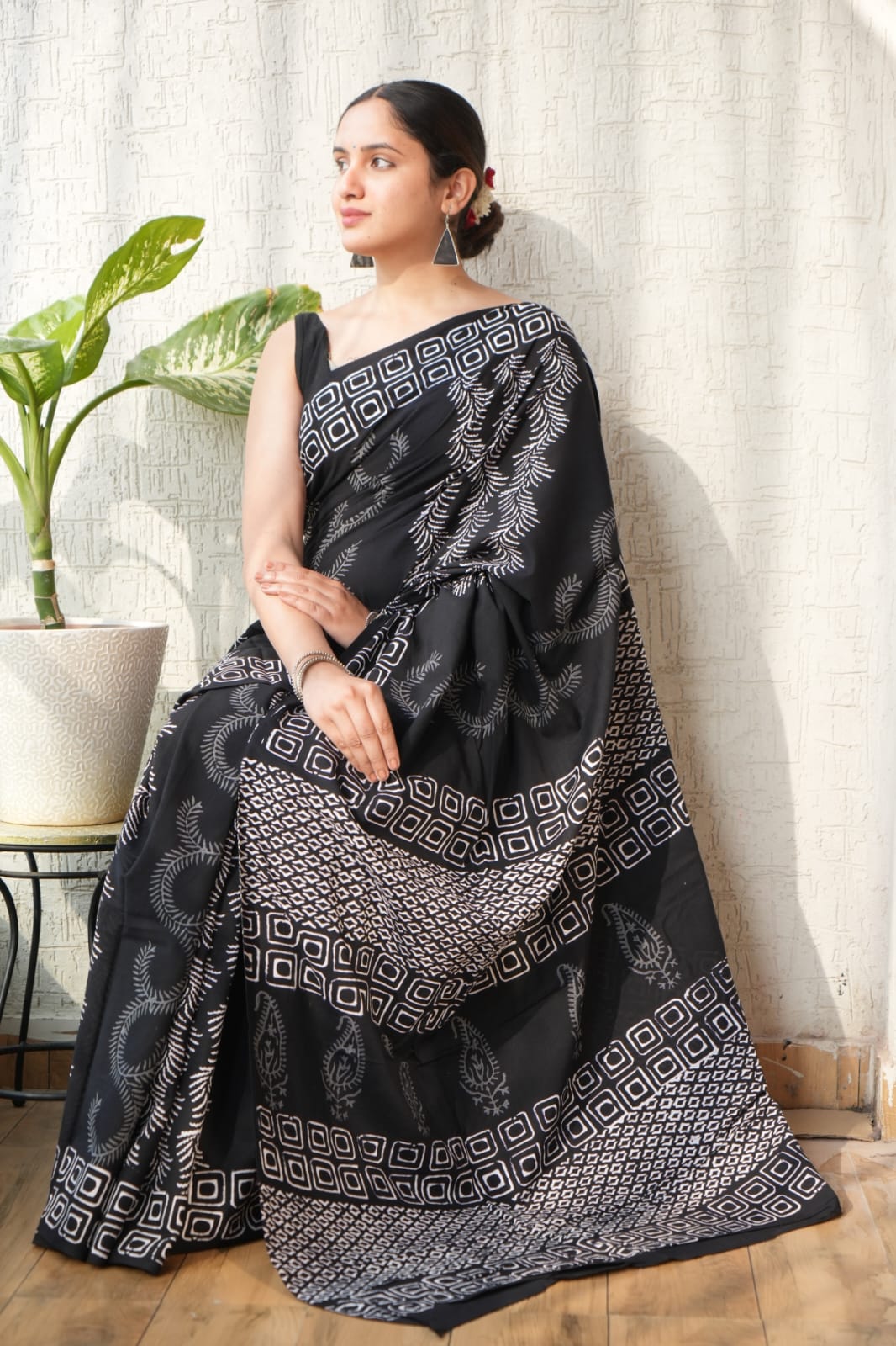 Jaipur Cotton Mulmul Saree (CMS151)