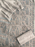 HAND BLOCK PRINTED COTTON 3-PIS SUIT WITH MULMUL DUPPATA (CMS84)