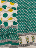 Vanaspati Ajrakh Hand Block Printed Suits Modal Silk Fabric (CIT59)