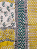 Vanaspati Ajrakh Hand Block Printed Suits Modal Silk Fabric (CIT60)