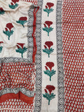 Vanaspati Ajrakh Hand Block Printed Suits Modal Silk Fabric (CIT58)