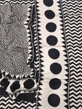 Vanaspati Ajrakh Hand Block Printed Suits Modal Silk Fabric (CIT64)
