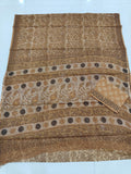 HAND BLOCK BAGRU PRINTED KOTA DORIYA SAREE WITH MULMUL BLOUSE (KDS94)