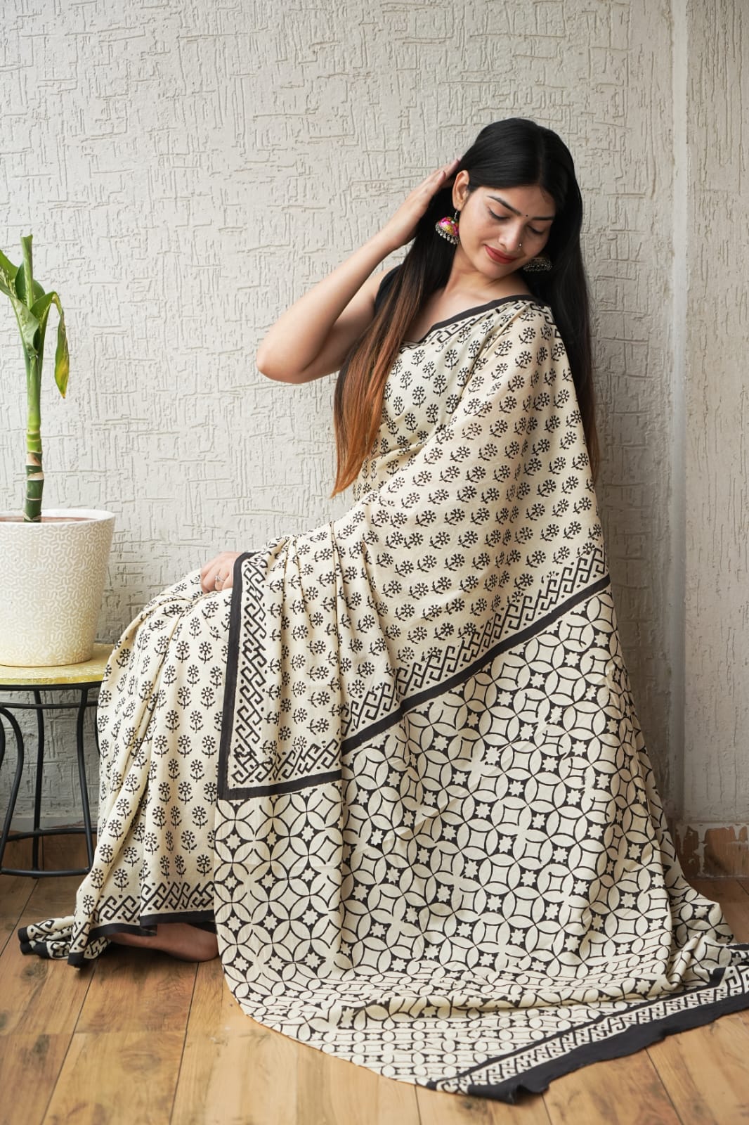 Jaipur Cotton Mulmul Saree (CMS158)