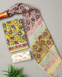 JAIPUR COTTON SUIT WITH CHANDERI DUPPATA (CSS80)