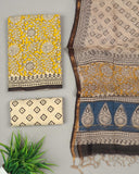 JAIPURI BLOCK PRINTED COTTON SUIT WITH KOTA DUPPATA (CKS108)