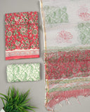 JAIPURI BLOCK PRINTED COTTON SUIT WITH KOTA DUPPATA (CKS109)