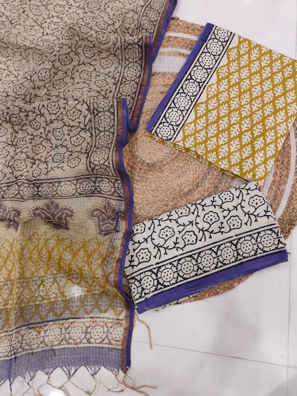 Cotton Suit With Kota Doriya Dupatta