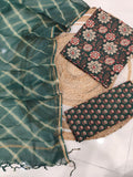 JAIPURI BLOCK PRINTED COTTON SUIT WITH KOTA DUPPATA (CKS123)