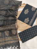 JAIPURI BLOCK PRINTED COTTON SUIT WITH KOTA DUPPATA (CKS121)