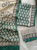 JAIPUR COTTON SUIT WITH CHANDERI DUPPATA (CSS85)