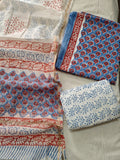 JAIPUR COTTON SUIT WITH CHANDERI DUPPATA (CSS88)