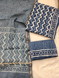 JAIPUR COTTON SUIT WITH CHANDERI DUPPATA (CSS90)