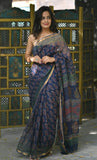 Jaipuri Block Printed Cotton Kota Doriya Saree (CIS121)