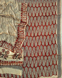 Vanaspati Ajrakh Hand Block Printed Suits Modal Silk Fabric (CIT82)