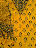Vanaspati Ajrakh Hand Block Printed Suits Modal Silk Fabric (CIT91)