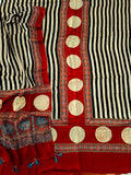 Vanaspati Ajrakh Hand Block Printed Suits Modal Silk Fabric (CIT88)