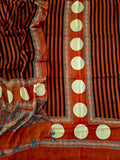 Vanaspati Ajrakh Hand Block Printed Suits Modal Silk Fabric (CIT93)