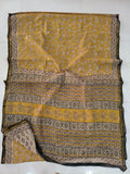 Jaipuri Block Printed Cotton Kota Doriya Saree (CIS129)