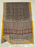 Jaipuri Block Printed Cotton Kota Doriya Saree (CIS130)