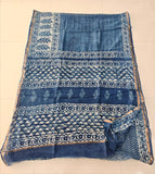 Jaipuri Block Printed Cotton Kota Doriya Saree (CIS136)