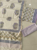 JAIPUR COTTON SUIT WITH CHANDERI DUPPATA (CSS95)