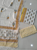 JAIPUR COTTON SUIT WITH CHANDERI DUPPATA (CSS99)