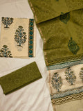 JAIPUR COTTON SUIT WITH CHANDERI DUPPATA (CSS101)