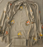 HAND BLOCK PRINTED COTTON 3-PIS SUIT WITH MULMUL DUPPATA (CMS124)