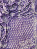 HAND BLOCK PRINTED COTTON 3-PIS SUIT WITH MULMUL DUPPATA (CMS133)