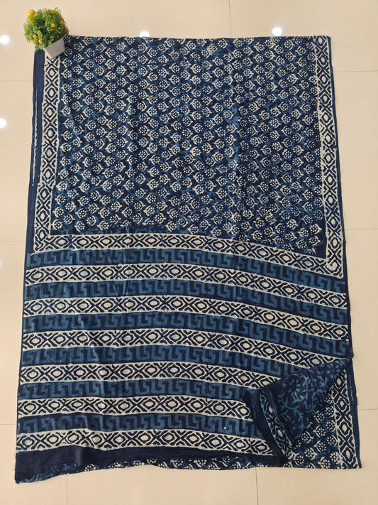 Jaipur Cotton Mulmul Saree (CMS166)