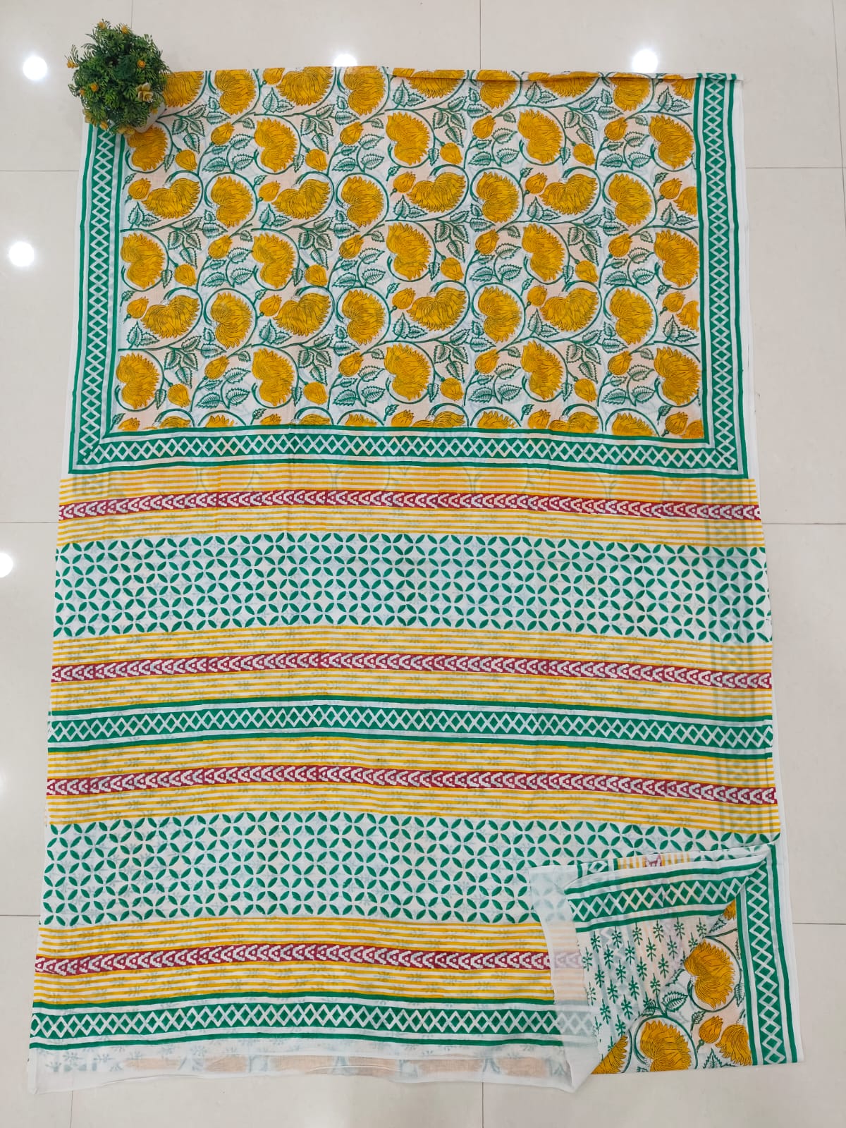 Jaipur Cotton Mulmul Saree (CMS179)