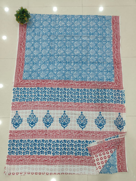Jaipur Cotton Mulmul Saree (CMS186)