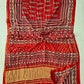 MIRROR WORK HAND BLOCK AJRAKH MODAL SILK SAREE WITH BLOUSE (CIV16)