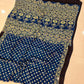 MIRROR WORK HAND BLOCK AJRAKH MODAL SILK SAREE WITH BLOUSE (CIV20)