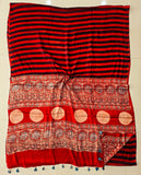 HAND BLOCK PRINTED AJRAKH MODAL SILK SAREE (CIG109)